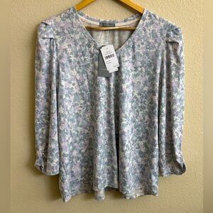 Wit & Wisdom Icy Orchid Top -Size 1X NWT